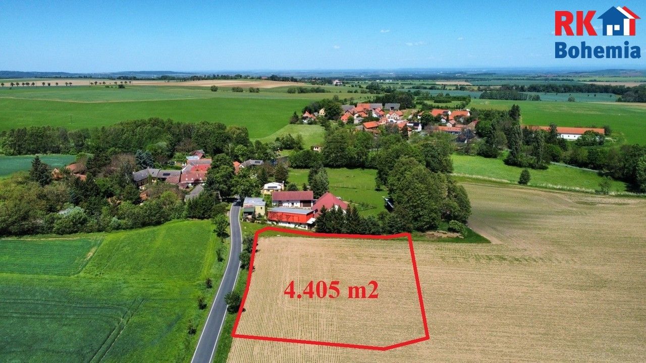 Pozemky pro bydlení, Horní Jelčany, Bečváry, 4 405 m²