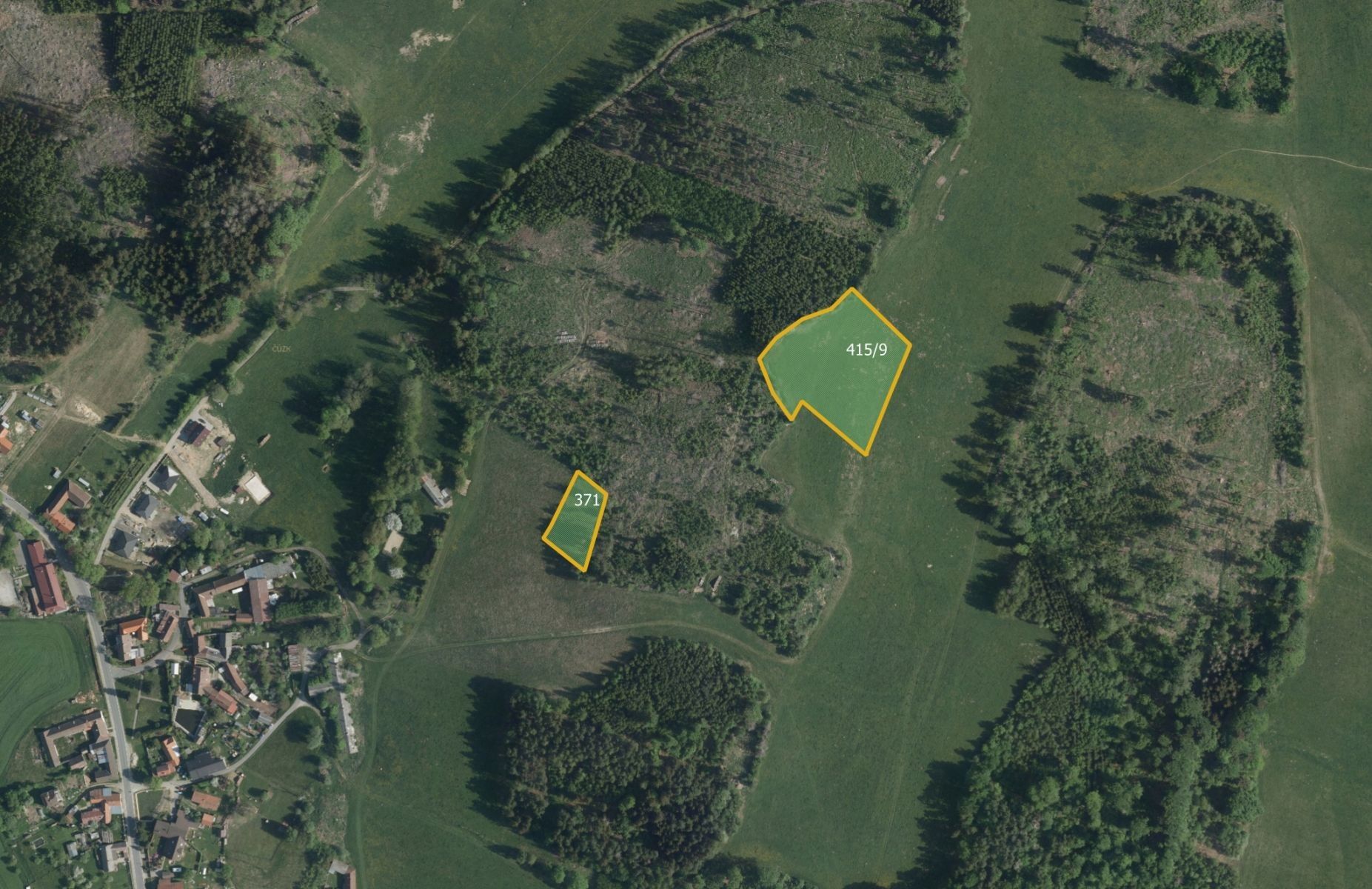 Zemědělské pozemky, Řídelov