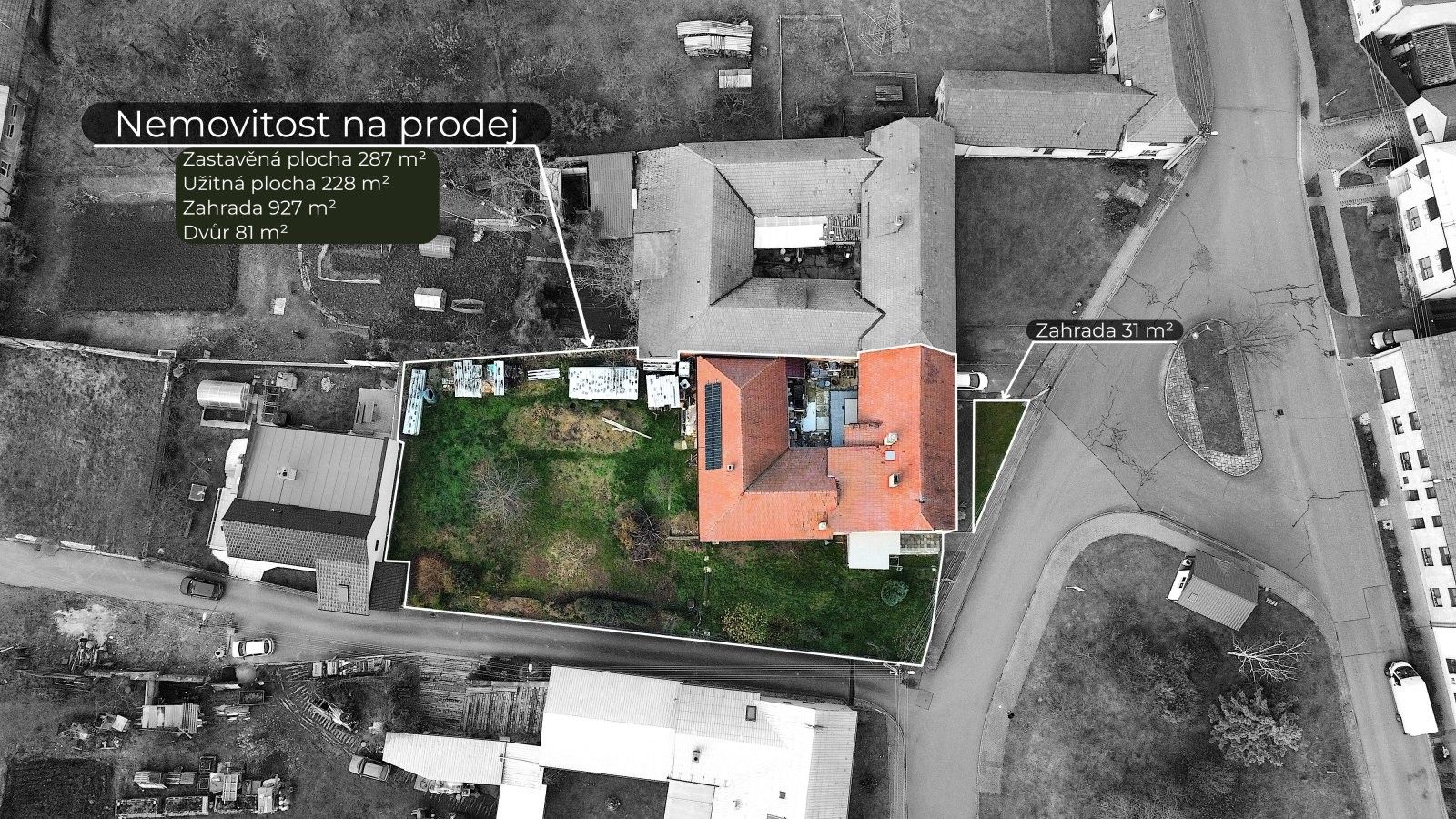 Rodinné domy, Horní Újezd, 228 m²