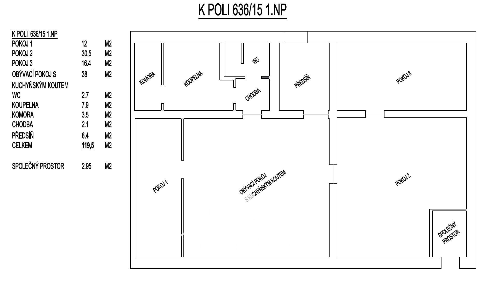 Prodej byt 4+kk - K Poli,Lhota,Plzeň, 120 m²