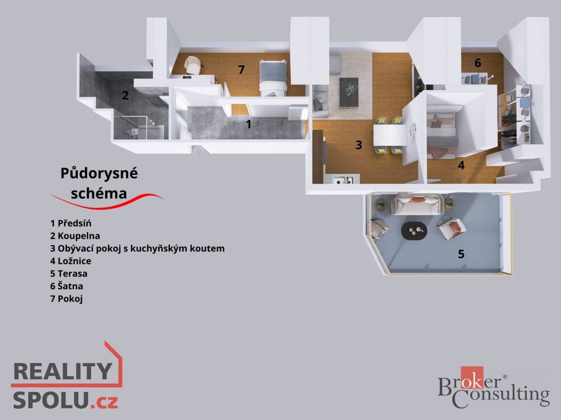 Prodej byt 3+kk - Heydukova, Praha, 92 m²