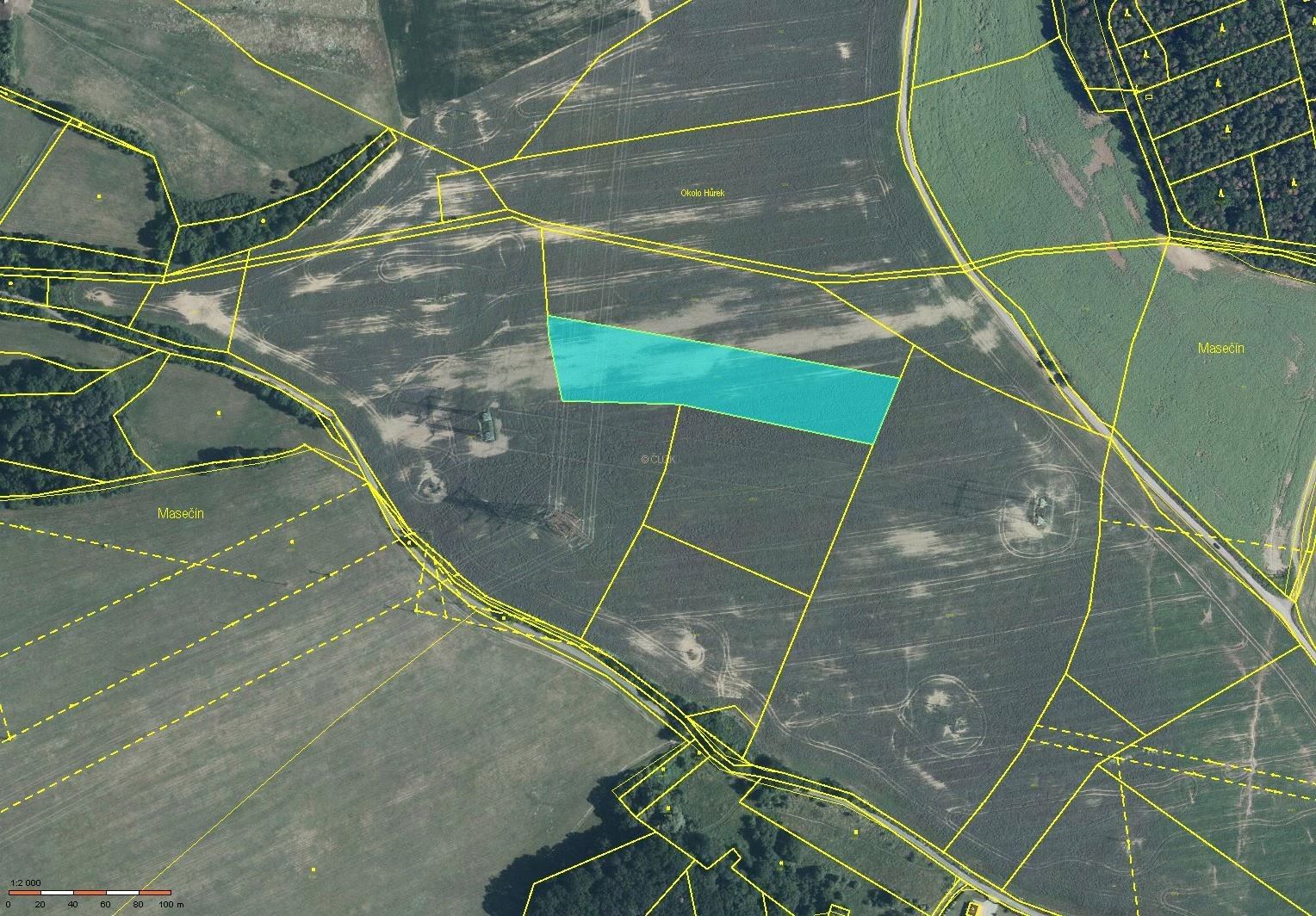 Zemědělské pozemky, Masečín, Štěchovice, 8 911 m²