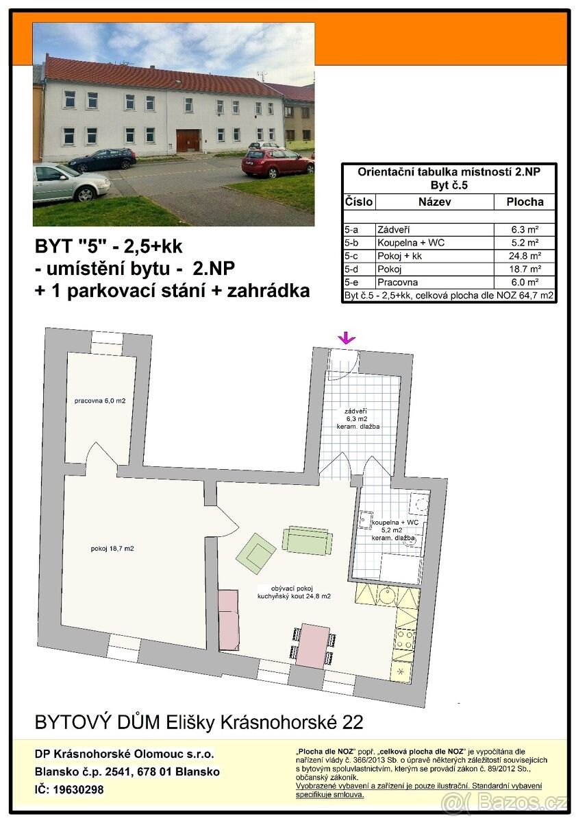 Prodej byt 5+kk - Olomouc, 779 00, 65 m²