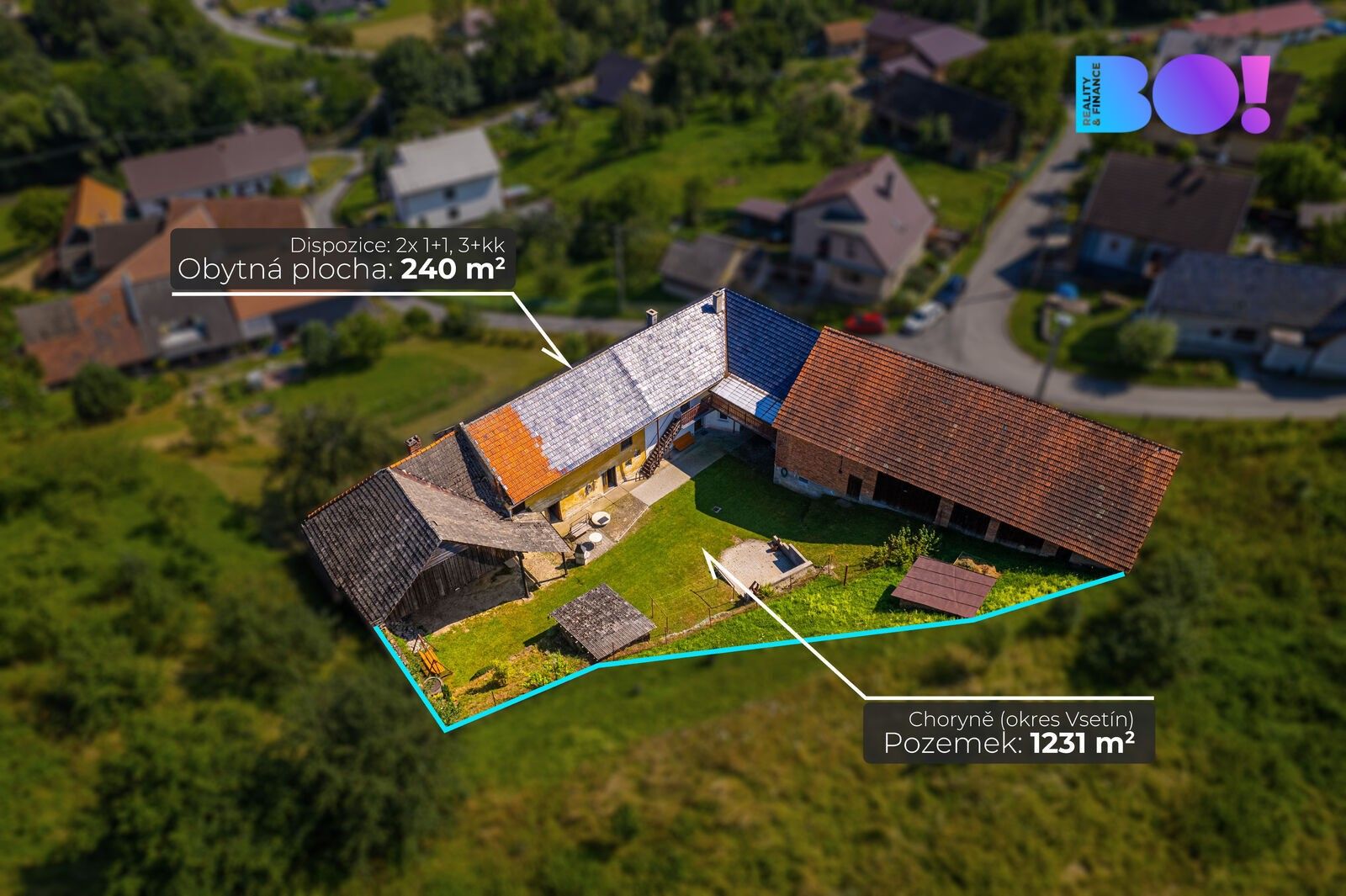 Prodej zemědělská usedlost - Choryně, 240 m²