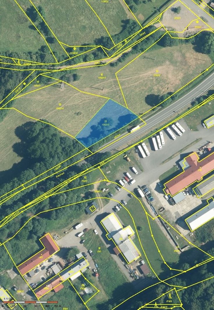 Prodej zemědělský pozemek - Vsetín, 755 01, 1 164 m²