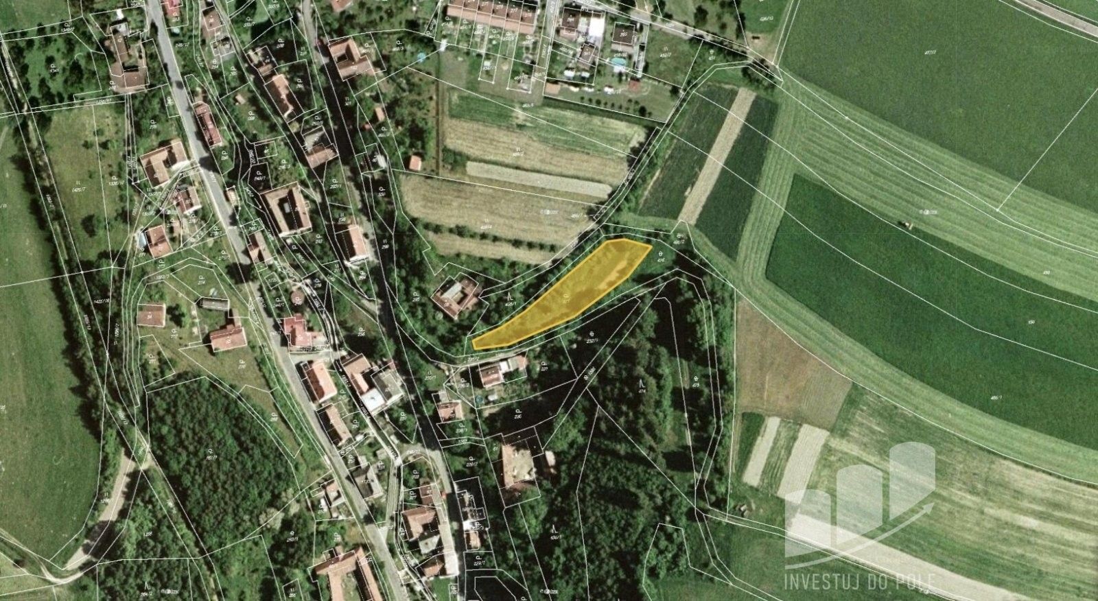 Zahrady, Vítějeves, 1 532 m²