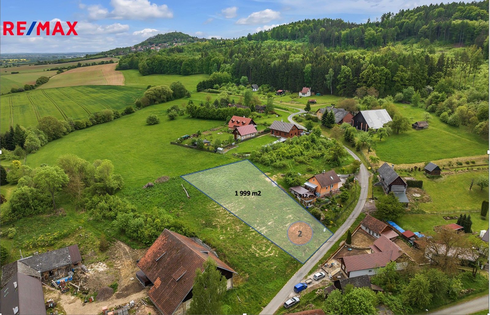 Pozemky pro bydlení, Podhradí, 1 999 m²