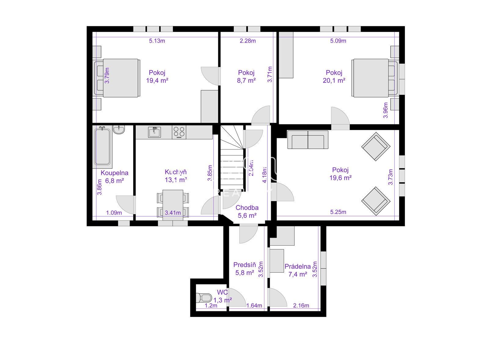 Prodej rodinný dům - Sládečkova, Ostrava, 106 m²