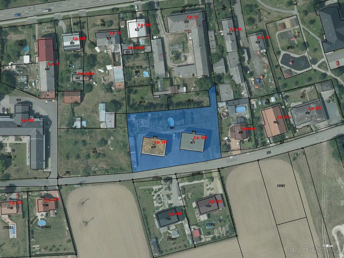 Zahrady, Paseka u Šternberka, 783 97, 2 278 m²