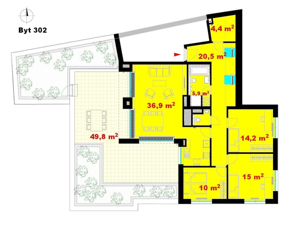 Prodej byt 4+kk - Fryčajova, Brno, 108 m²