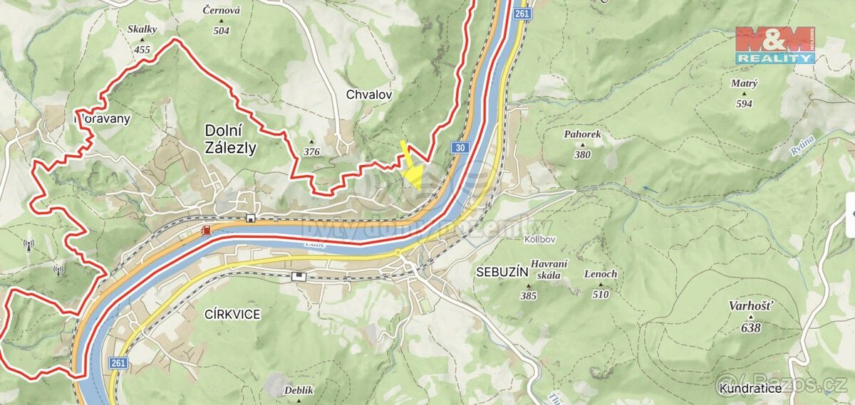 Prodej zahrada - Dolní Zálezly, 403 01, 541 m²