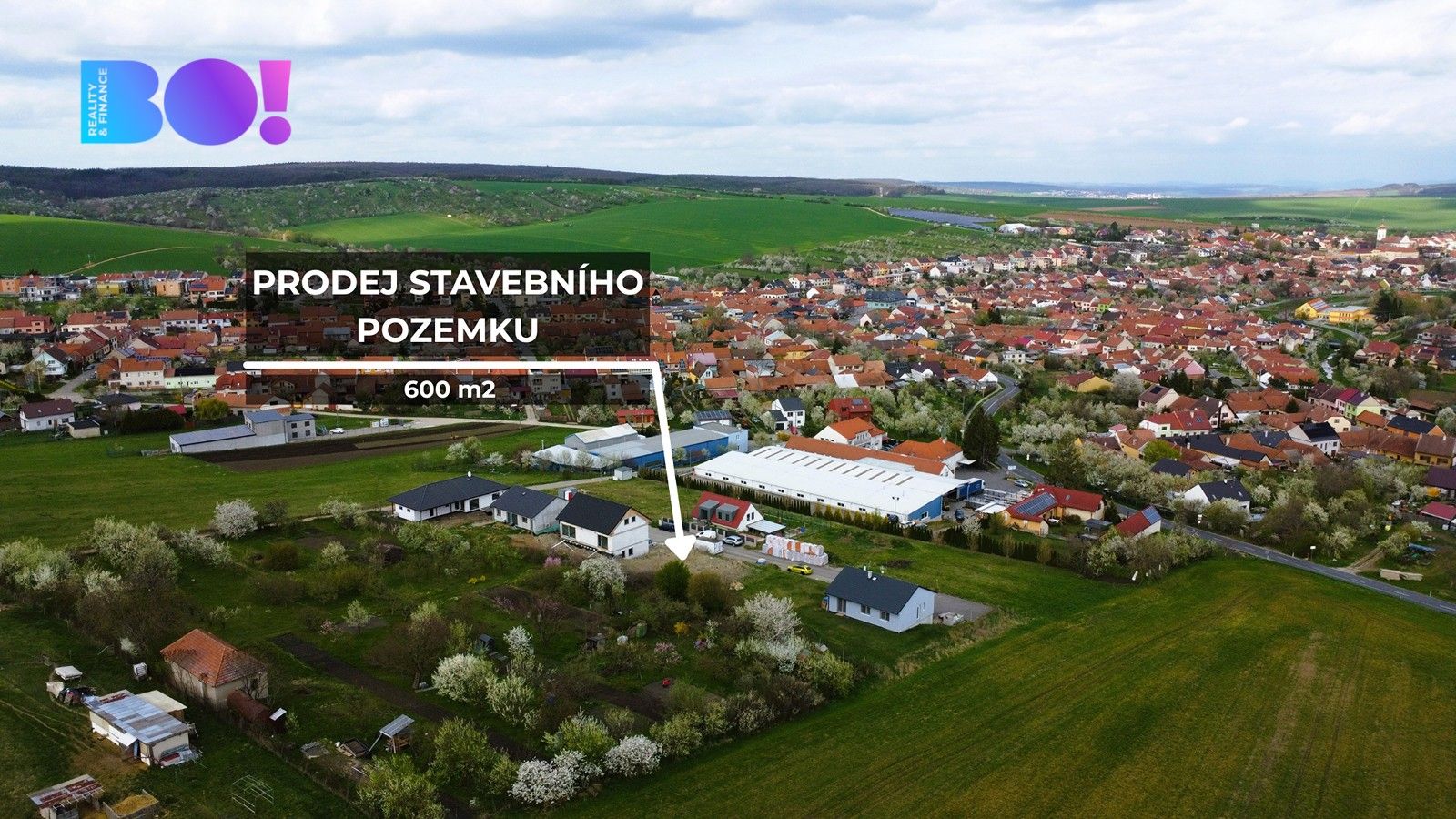 Prodej pozemek pro bydlení - Hluk, 600 m²