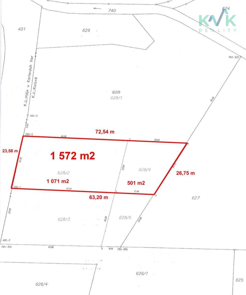 Pozemky pro bydlení, Háje, Kolová, 1 572 m²