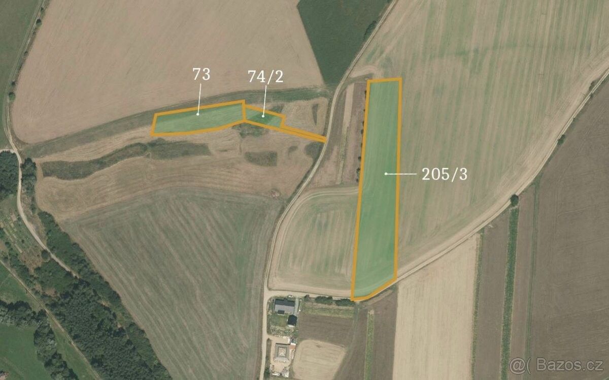 Prodej zemědělský pozemek - Kněžice u Třebíče, 675 29, 17 368 m²