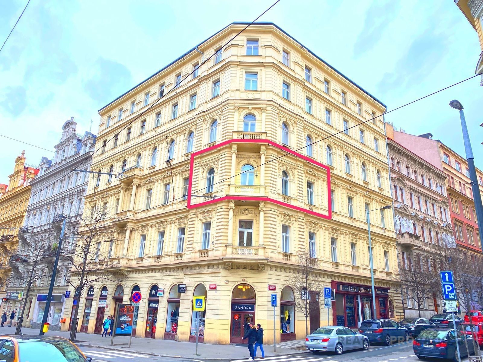 Pronájem byt 2+kk - Vinohradská, Praha, 61 m²