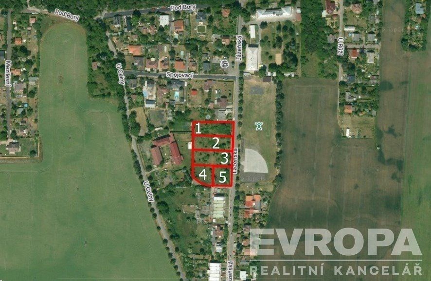 Pozemky pro bydlení, Lázeňská, Sadská, 5 250 m²