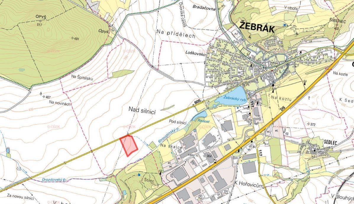 Prodej zemědělský pozemek - Žebrák, 267 53, 37 514 m²