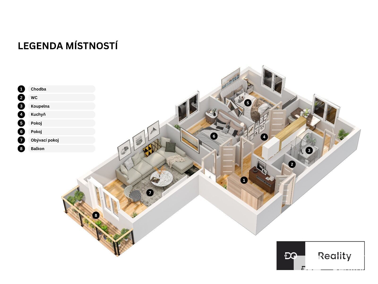 Prodej byt 3+1 - Tůmy Přeloučského, Přelouč, 65 m²