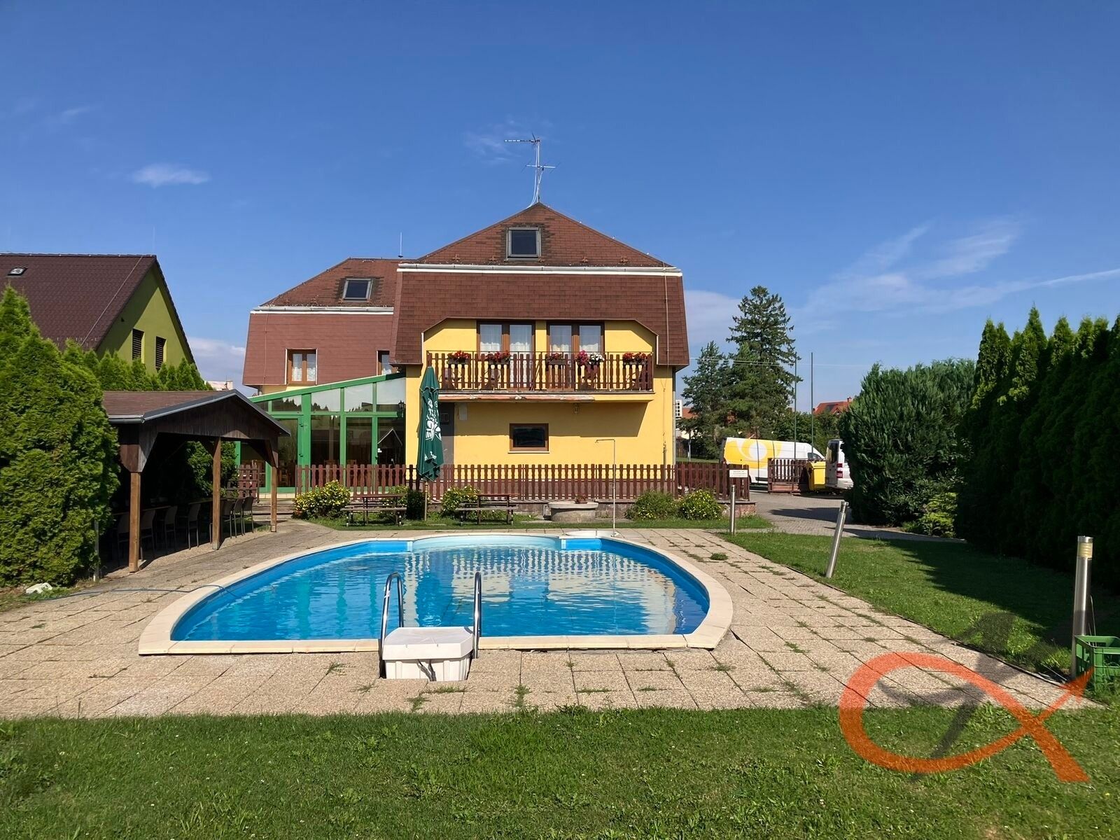 Ubytovací zařízení, náměstí Svobody, Čechy pod Kosířem, 331 m²