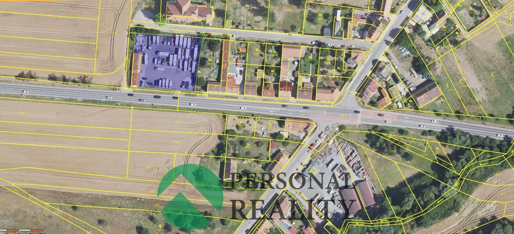 Komerční pozemky, Krupá