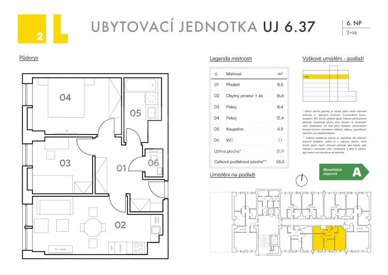 Prodej komerční - Koupelní, Hodonín, 53 m²