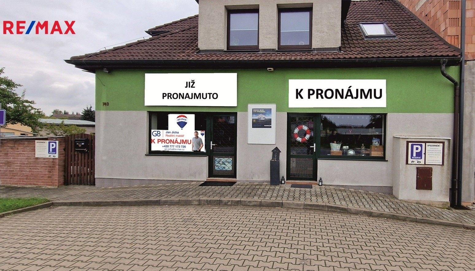 Obchodní prostory, Budějovická, Jesenice, 39 m²