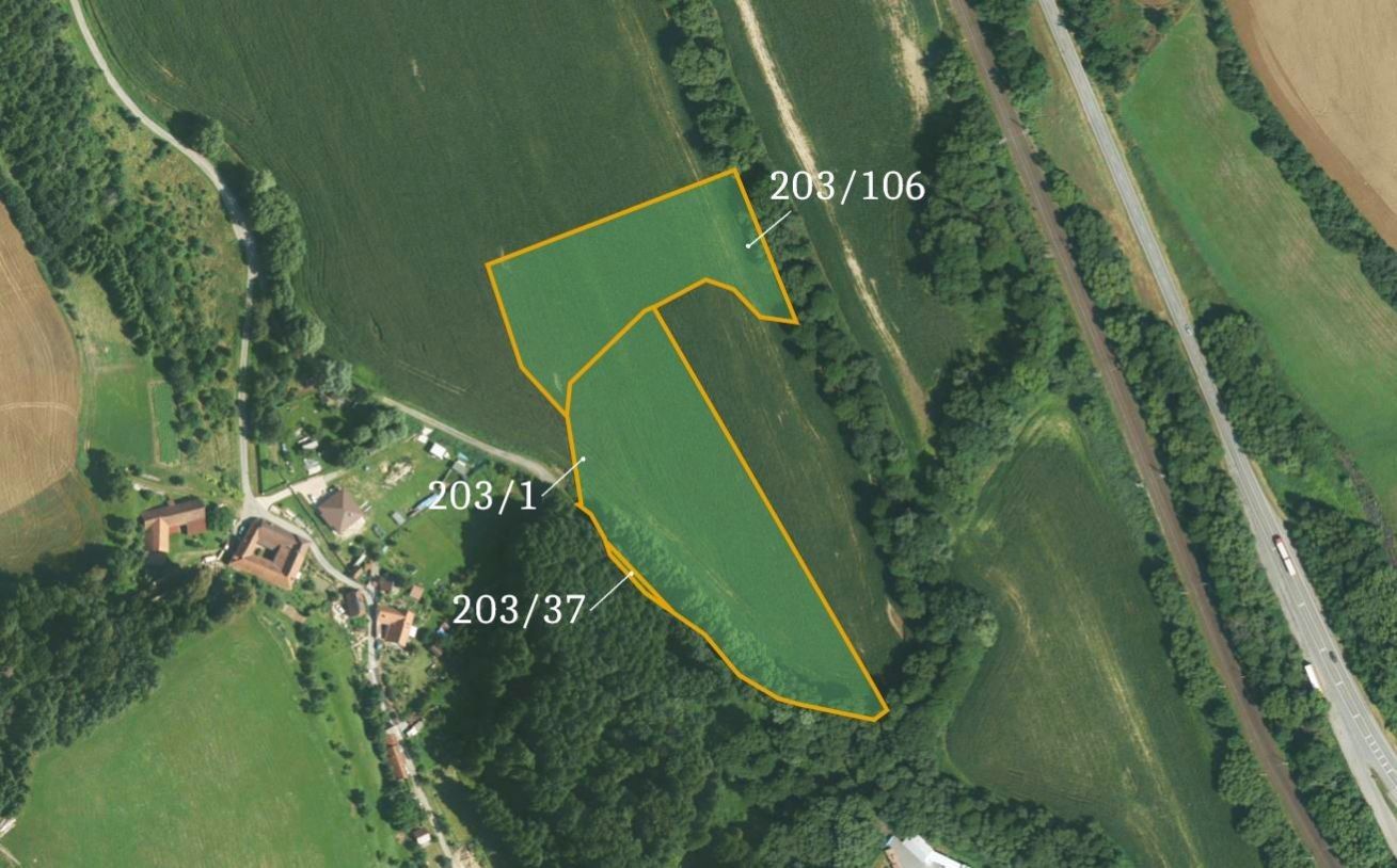 Prodej zemědělský pozemek - Skrchov, 9 739 m²