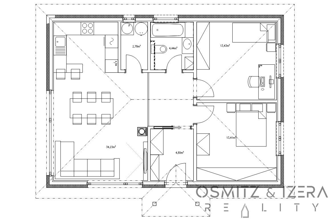 Prodej pozemek pro bydlení - Dolní Chvatliny, 1 009 m²