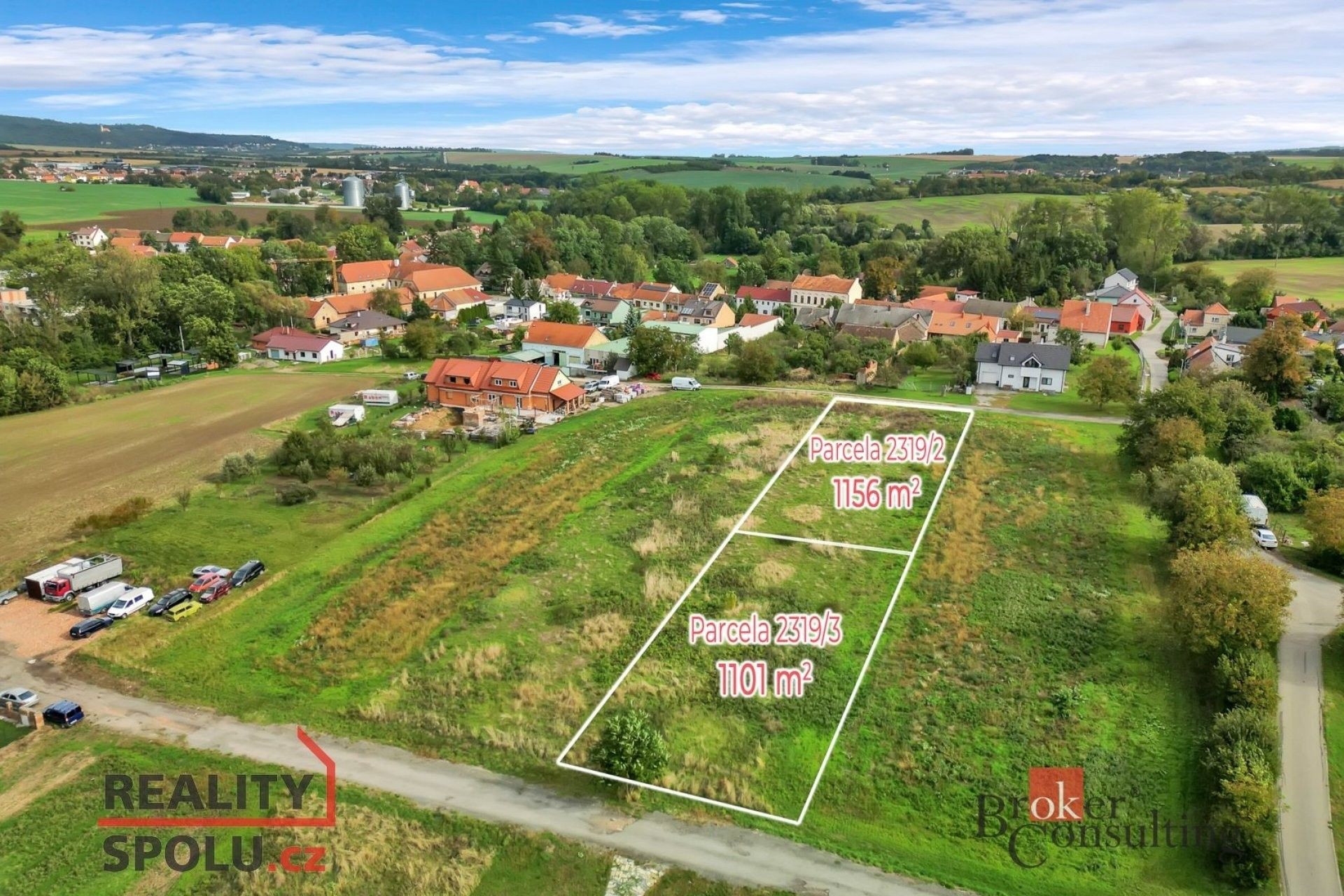 Prodej pozemek pro bydlení - Čechyně, Rousínov, 1 156 m²