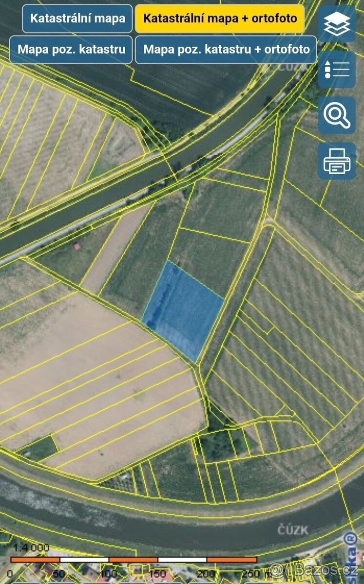 Prodej zemědělský pozemek - Veselí nad Moravou, 698 01, 5 415 m²