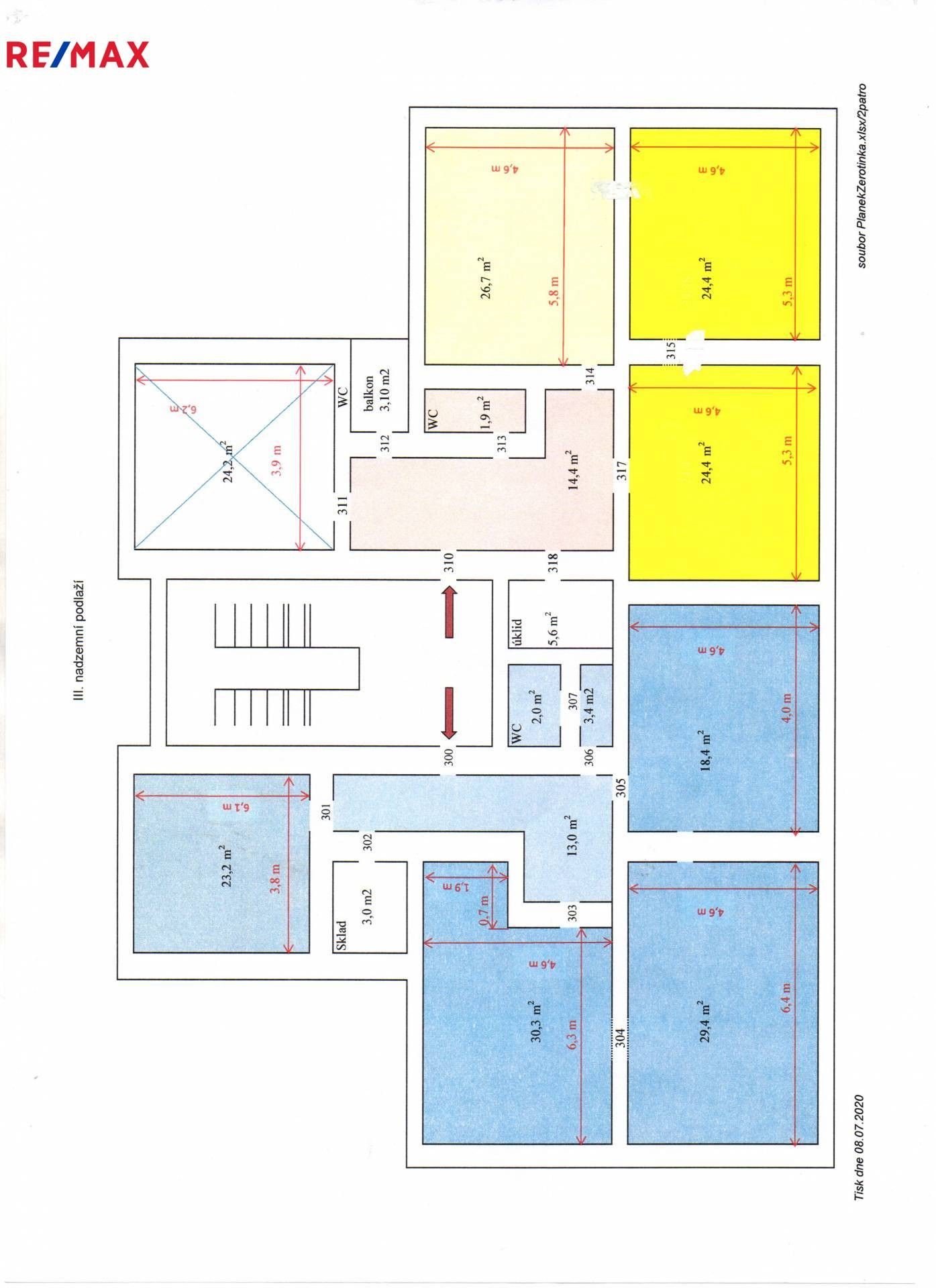 Pronájem kancelář - Žerotínova, Ostrava, 150 m²