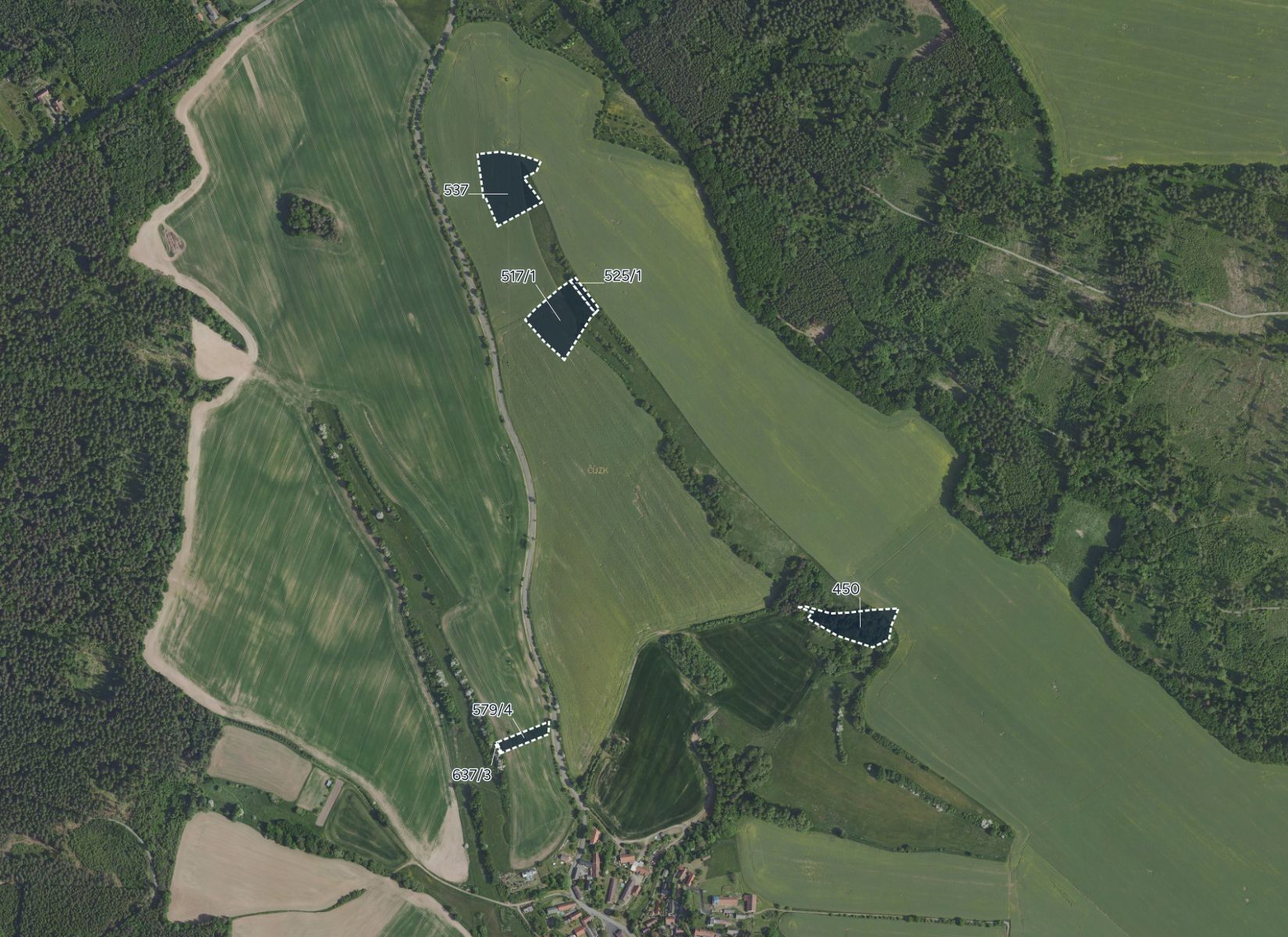 Zemědělské pozemky, Oplany