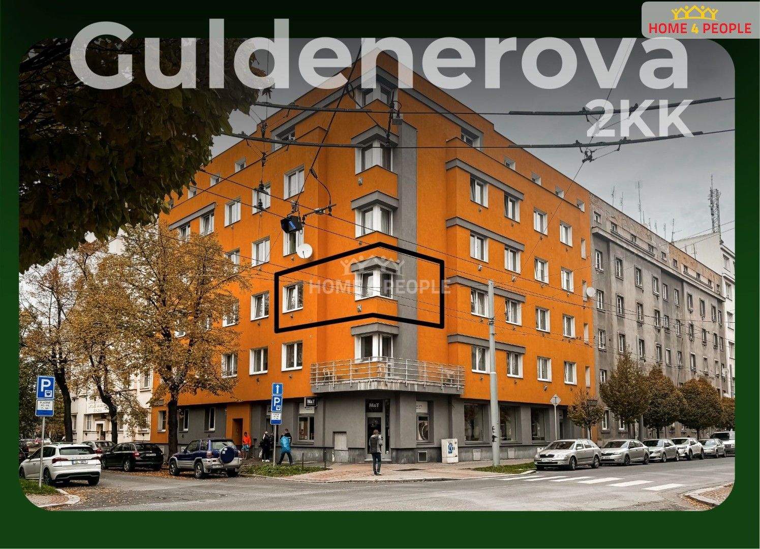 2+kk, Guldenerova, Plzeň, 43 m²