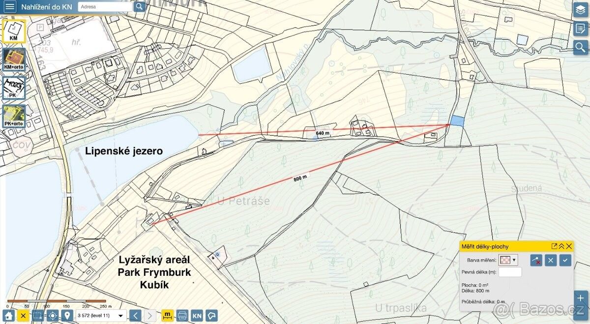 Prodej pozemek - Horní Planá, 382 26, 765 m²