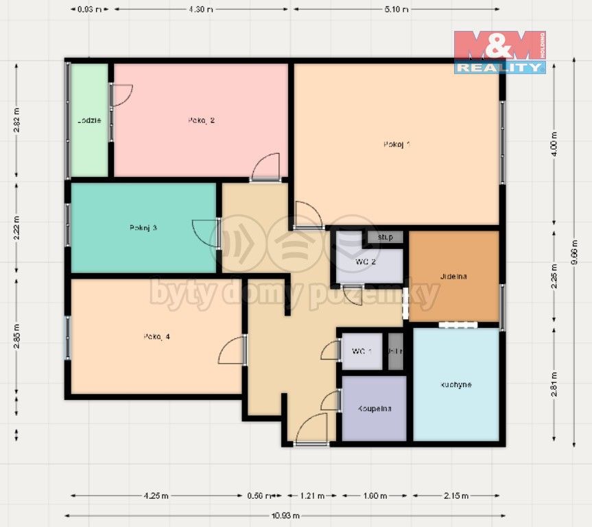 Prodej byt 4+1 - Galašova, Hranice, 84 m²