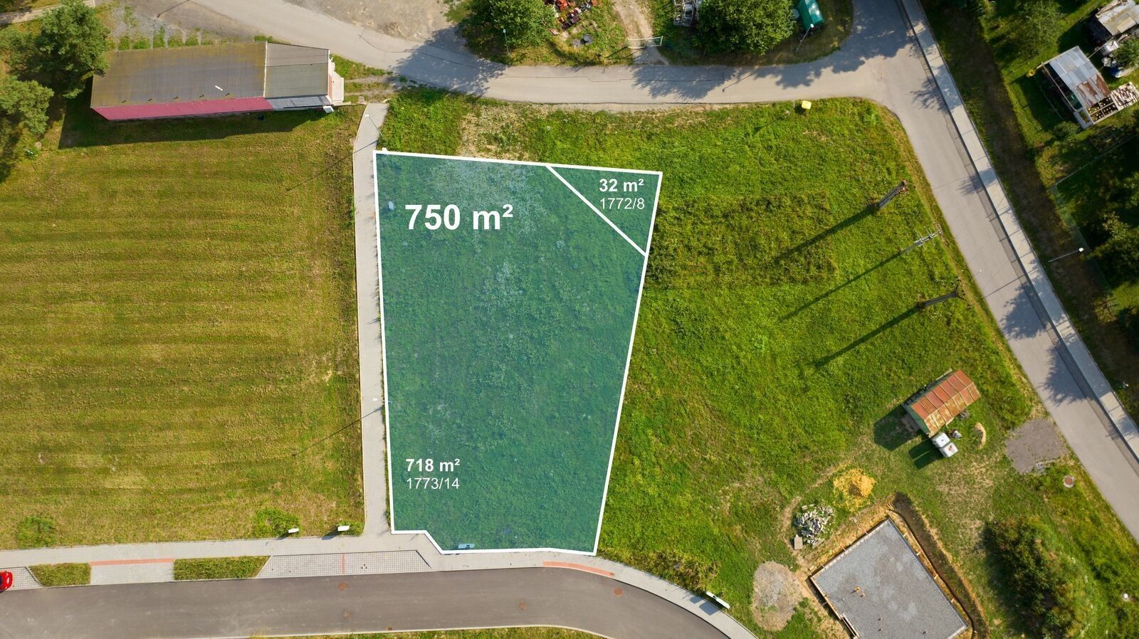 Pozemky pro bydlení, Velké Opatovice, 750 m²