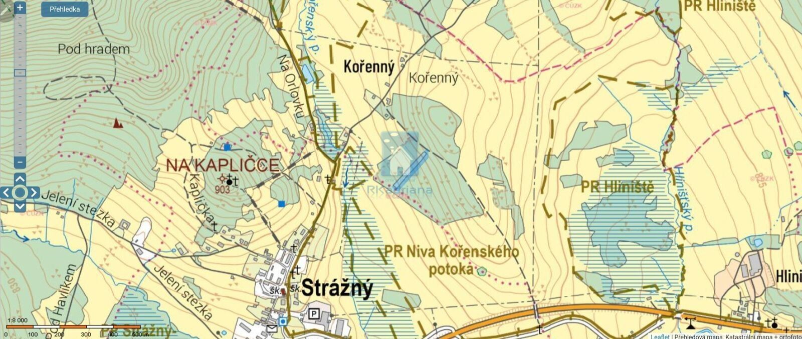 Prodej louka - Hliniště, Strážný, 5 547 m²