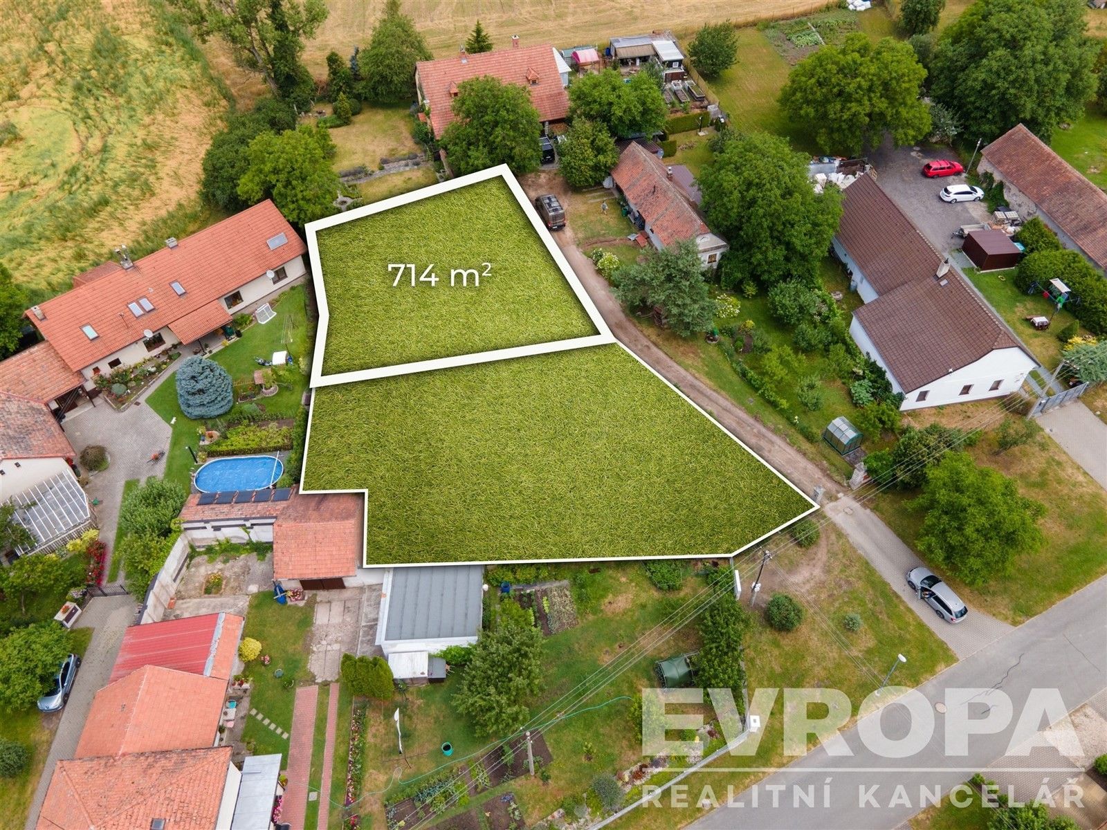 Pozemky pro bydlení, Hrádek, Srch, 714 m²