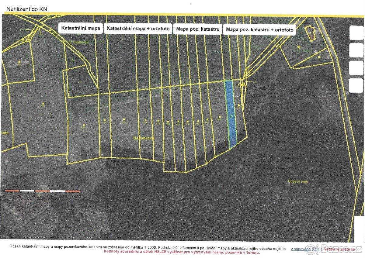 Prodej les - Břasy, 338 24, 1 006 m²