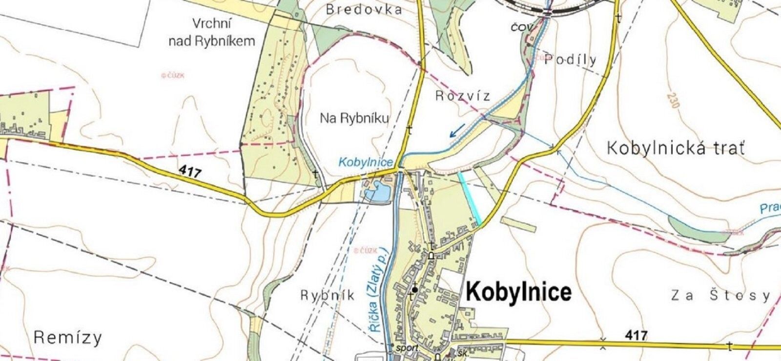 Zemědělské pozemky, Na Návsi, Kobylnice, 3 236 m²