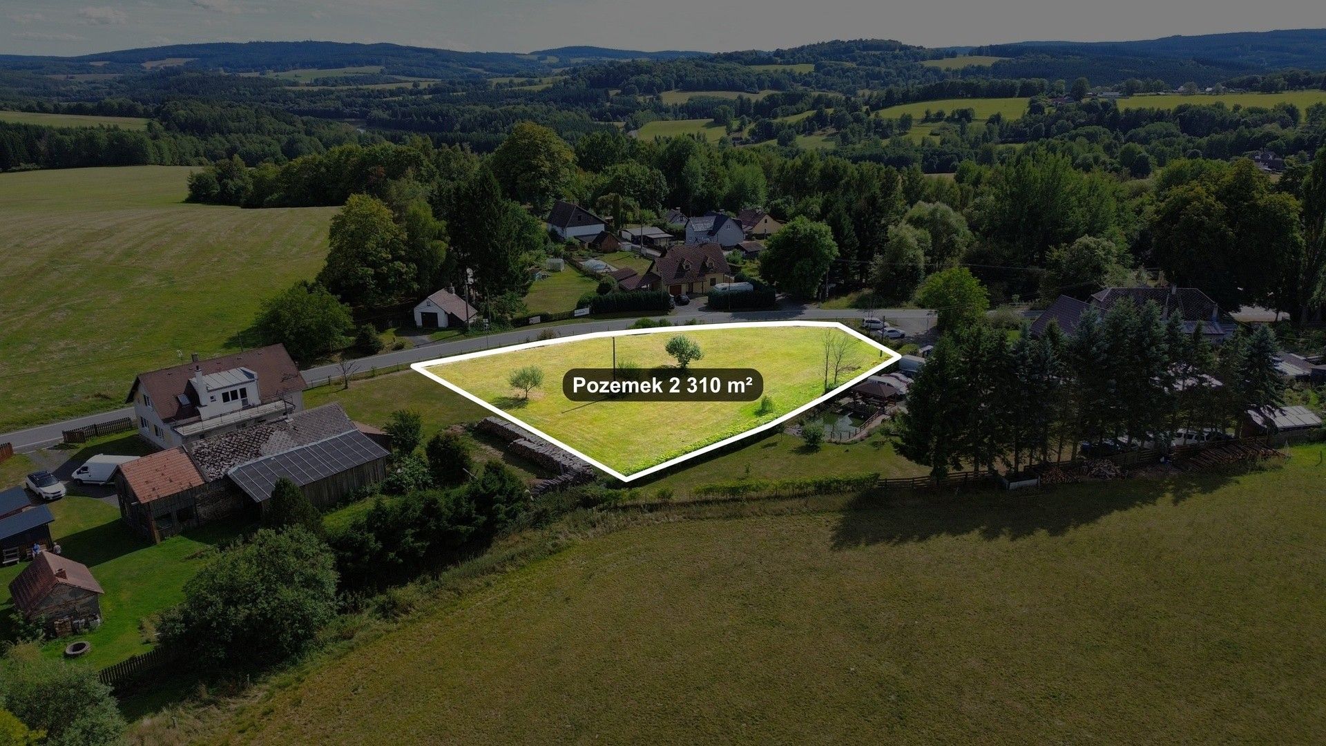 Pozemky pro bydlení, Horní Výšina, Halže