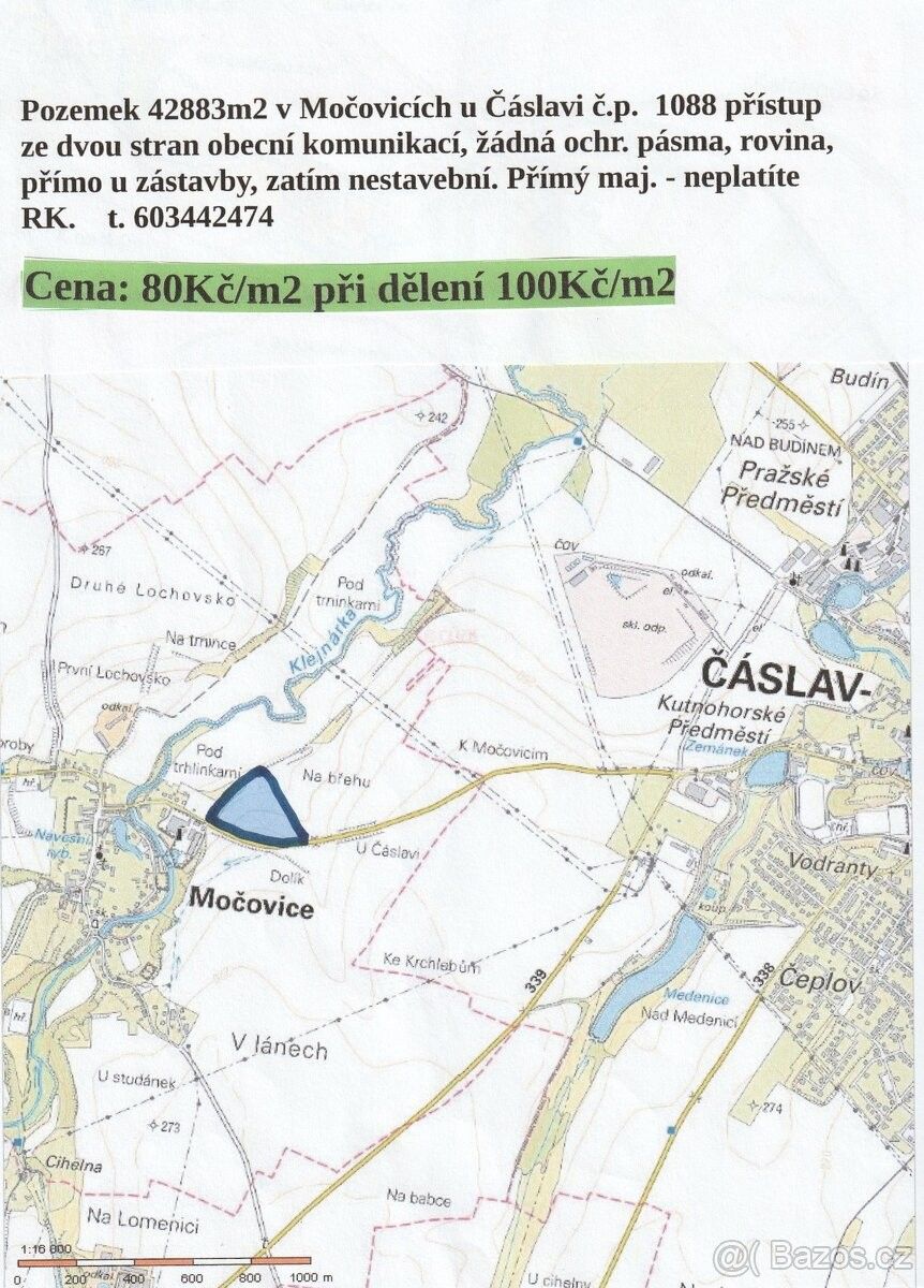 Ostatní, Čáslav, 286 01, 42 883 m²