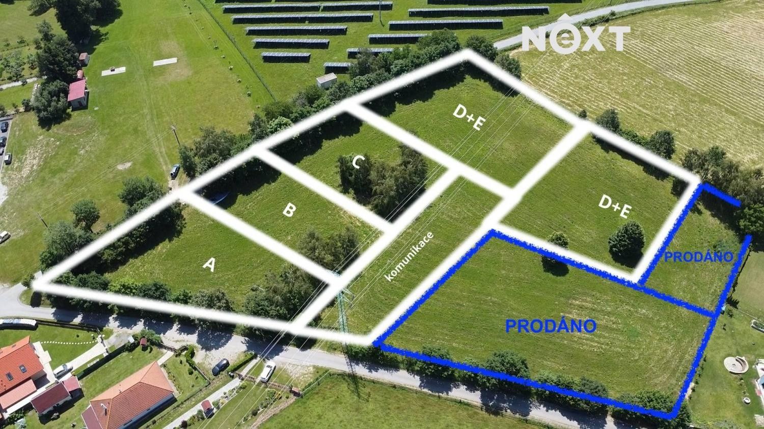 Prodej pozemek pro bydlení - Spolí,Přídolí,Český Krumlov,Jihočeský kraj, 3 063 m²