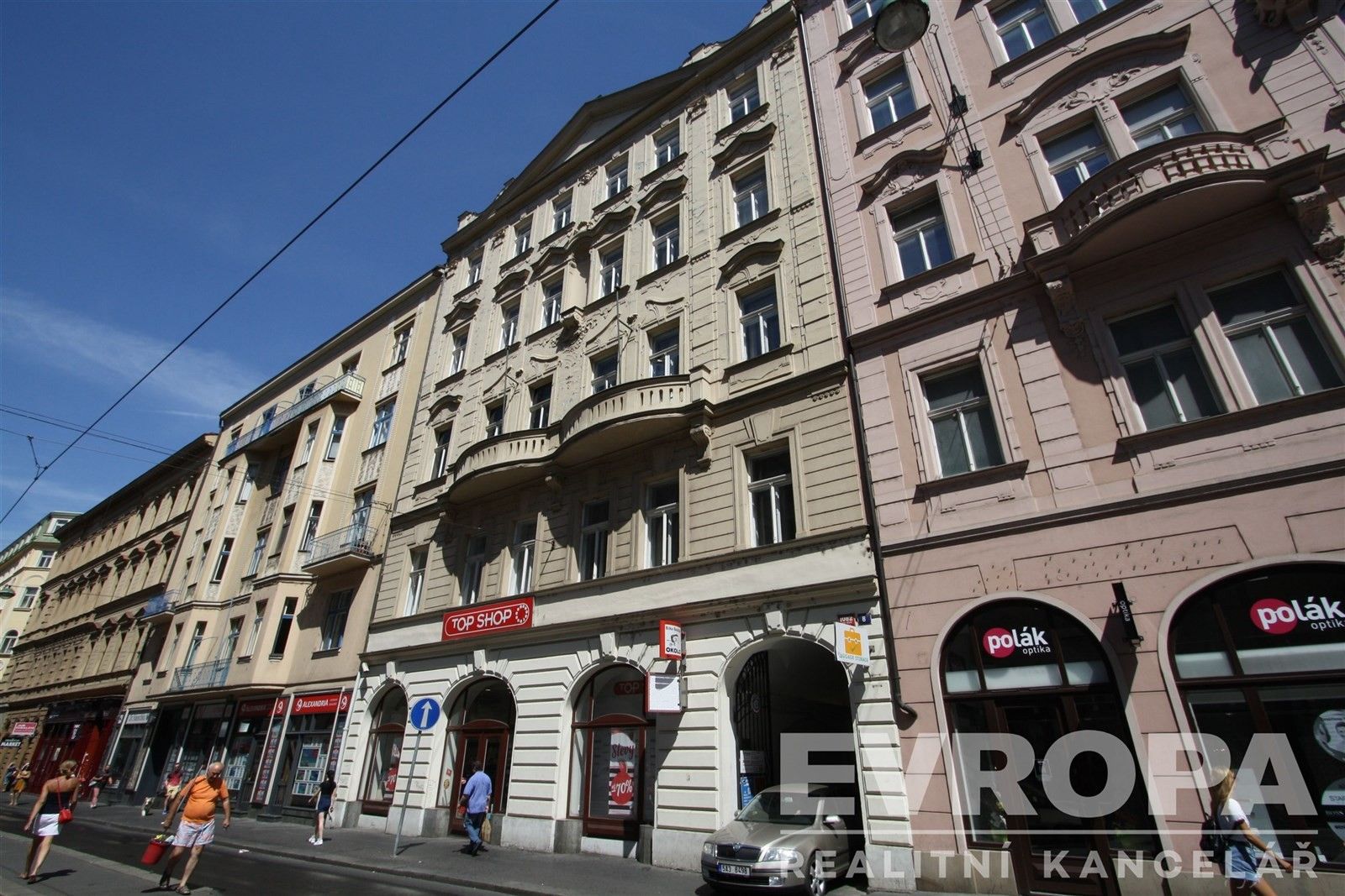 Pronájem kancelář - Revoluční, Praha, 55 m²