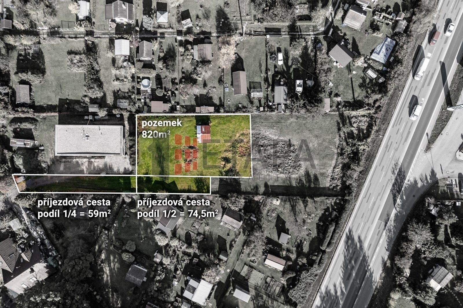 Pozemky pro bydlení, Na Výši, Boršov nad Vltavou