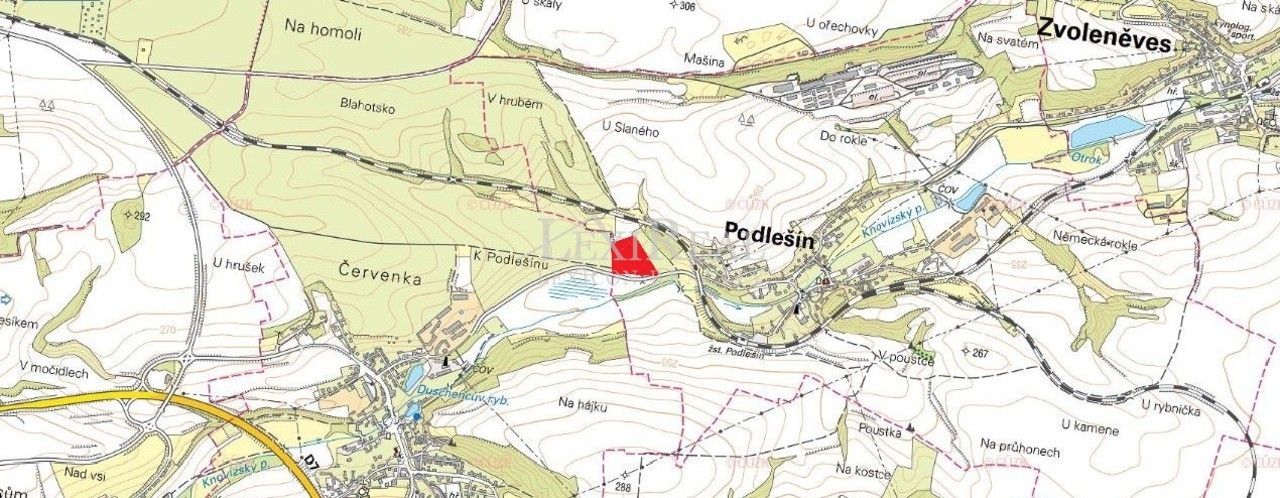 Prodej pozemek - Podlešín, 46 855 m²