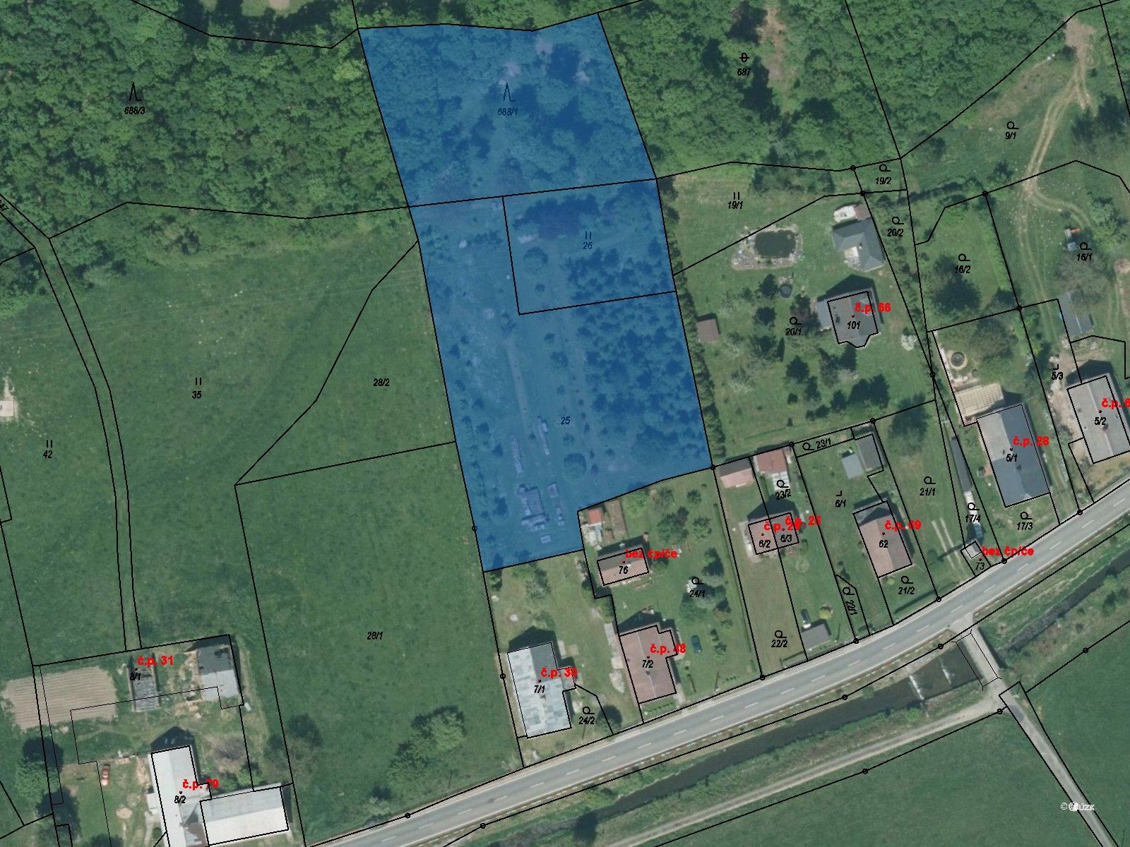 Prodej zahrada - Jindřichov, 4 273 m²