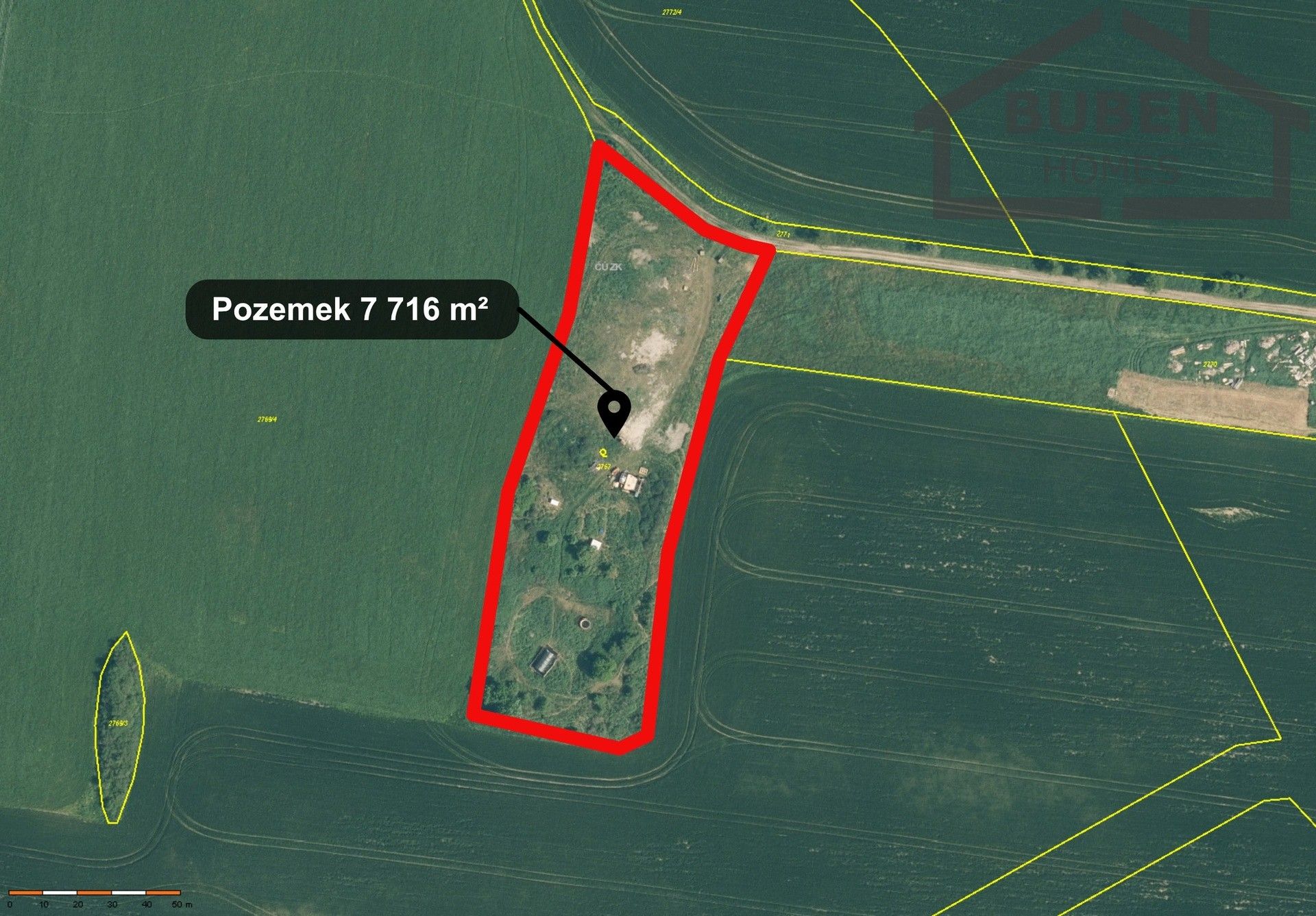 Zemědělské pozemky, Vilémov, Tachov, 7 716 m²