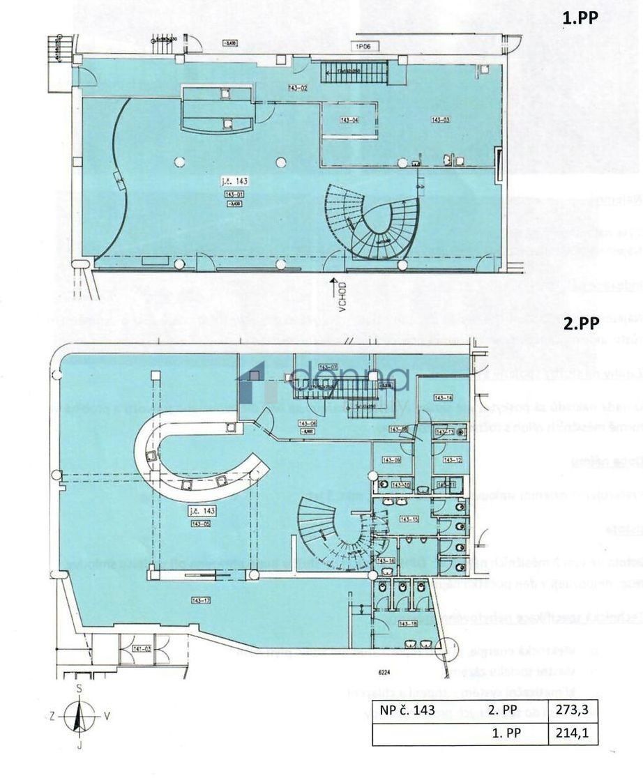 Obchodní prostory, Chrudimská, Praha, 487 m²