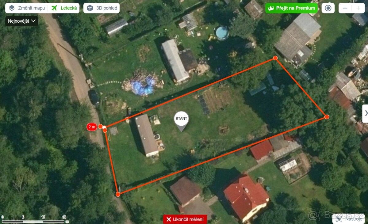 Prodej pozemek - Jaroměř, 551 01, 1 225 m²